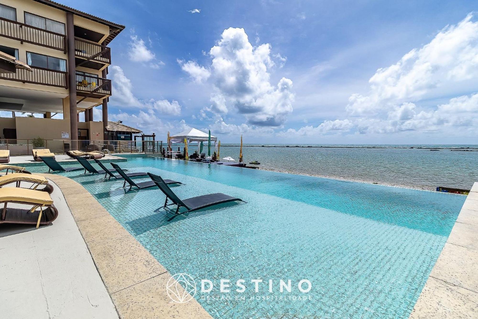 Ferienwohnung Cobertura Em Barra Bali, Exclusiva Pe Na Areia, Luxo E Vista Deslumbrante - Destino Bsm 402 Barra de São Miguel Exterior foto